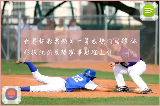 世界杯彩票赔率计算成热门话题 体彩投注热度随赛事进程上升